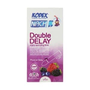 کاندوم تاخیری ناچ کودکس مدل Double Delay بسته 10عددی کاندوم تاخیری ناچ کودکس مدل Double Delay بسته 10عددی