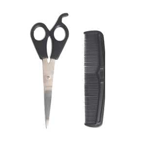 ست قیچی آرایشگری و شانه مو مدل 33