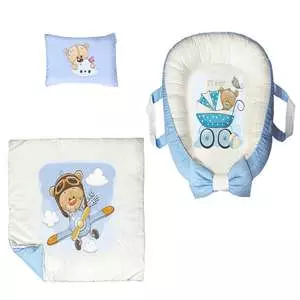 سرویس خواب نوزاد مدبرتر مدل گارد محافظ طرح خرس مجموعه 3 عددی
