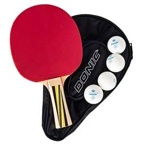 راکت پینگ پنگ دونیک مدل شیلدکروت OLK Top Team 500 به همراه کاور و توپ