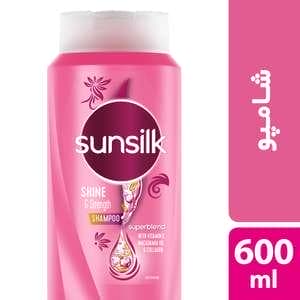 شامپو مو سان سیلک مدل Shine and Strength حجم 600 میلی لیتر شامپو مو سان سیلک مدل Shine and Strength حجم 600 میلی لیتر