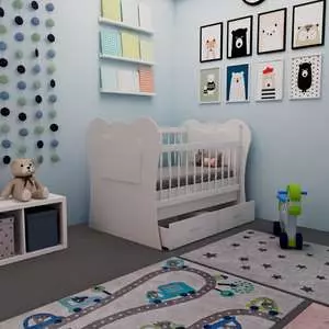 تختخواب کودک اعیان مدل FH405