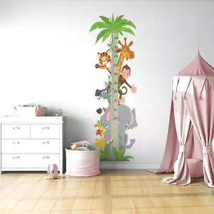 استیکر دیواری اتاق کودک مدل animal height استیکر دیواری اتاق کودک مدل animal height