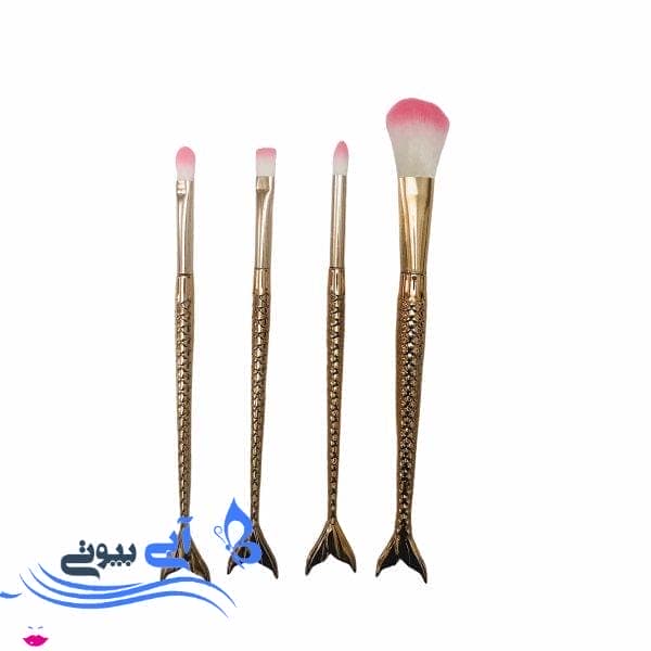 ست برس آرایشی مدل ماهی مجموعه 4 عددی ست برس آرایشی مدل ماهی مجموعه 4 عددی