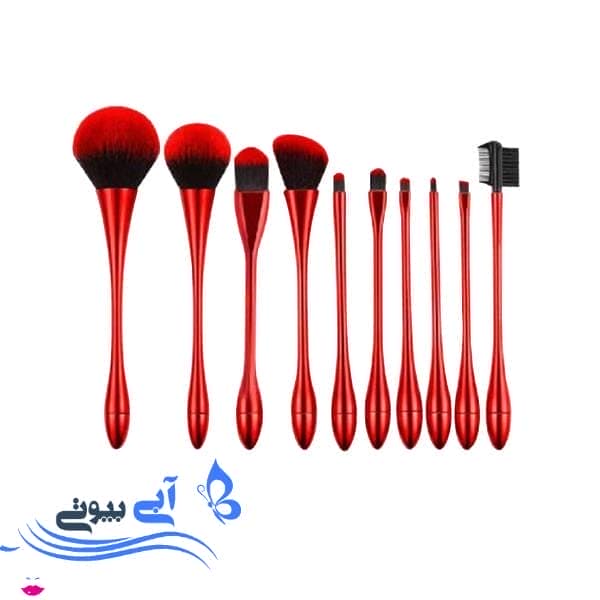 ست برس آرایشی مدل p01 بسته 10 عددی ست برس آرایشی مدل p01 بسته 10 عددی