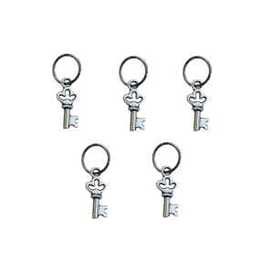 حلقه تزیینی مو زنانه مدل کلید کد Hl005 بسته 5 عددی