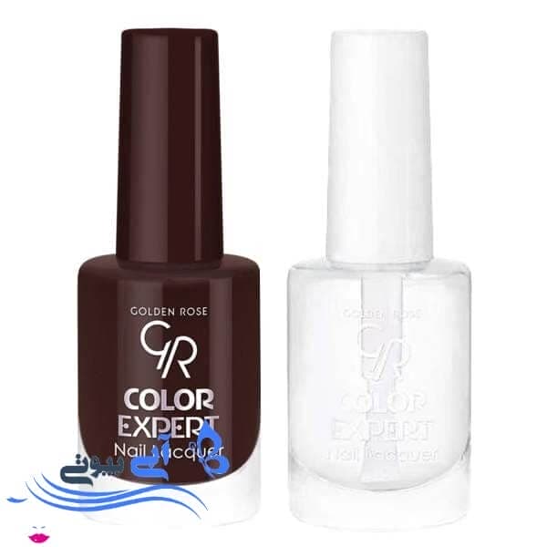 لاک ناخن گلدن رز شماره 109 به همراه برق ناخن شماره 01