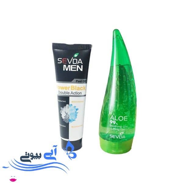 پک ماسک صورت سودا مدل power و ژل آلوورا حجم 300 میلی لیتر پک ماسک صورت سودا مدل power و ژل آلوورا حجم 300 میلی لیتر