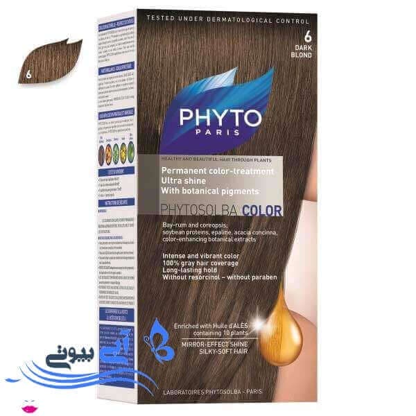کیت رنگ مو فیتو مدل PHYTO COLOR شماره 6 کیت رنگ مو فیتو مدل PHYTO COLOR شماره 6