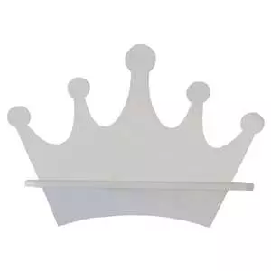 شلف دیواری اتاق کودک طرح تاج مدل W112 شلف دیواری اتاق کودک طرح تاج مدل W112