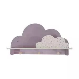 شلف دیواری اتاق کودک طرح ابر مدل MKids52-Lilac شلف دیواری اتاق کودک طرح ابر مدل MKids52-Lilac