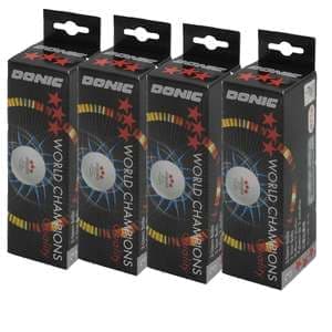 توپ پینگ پنگ دونیک مدل 3 ستاره بسته 12 عددی