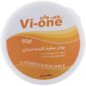 پودر سفید کننده دندان وی وان مدل Orange وزن 50 گرم پودر سفید کننده دندان وی وان مدل Orange وزن 50 گرم