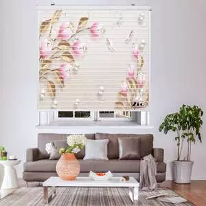 پرده زبرا زیو مدل سیلوئت 3D1335 سایز 150x150 سانتی متر