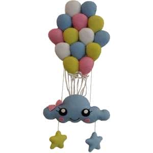  آویز تزئینی اتاق کودک مدل ستاره و بادکنک