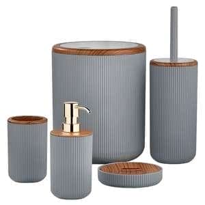 ست سرویس بهداشتی 5 پارچه کوکر مدل WOODY2