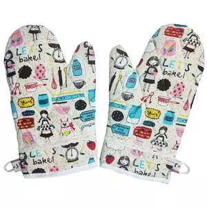  دستکش فر صبا کد 90 بسته 2 عددی