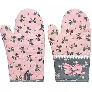 دستکش فر خانه زیبا کد P115 مجموعه 2 عددی