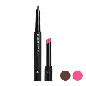 مداد ابرو و رژ لب جامد کی کیو تی کیو کی مدل KK239 شماره 01