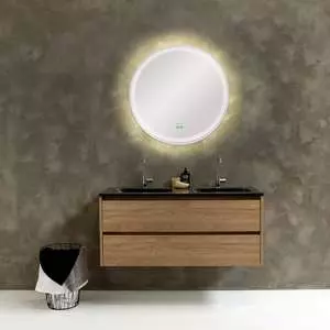 آینه گلسموند مدل دایره آرایشی بک لایت هوشمند کد CBLBSM آینه گلسموند مدل دایره آرایشی بک لایت هوشمند کد CBLBSM