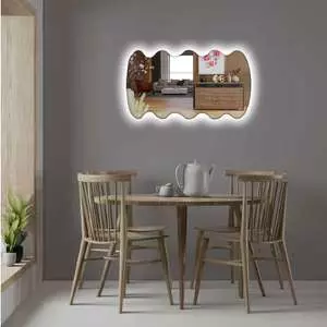 آینه تجسم طرح دفرمه بک لایت مدل آوا آینه تجسم طرح دفرمه بک لایت مدل آوا