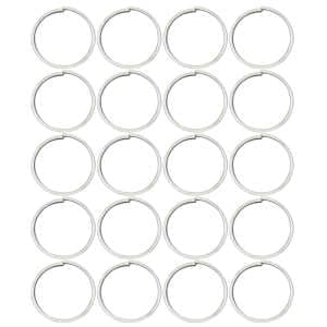 حلقه تزیینی مو زنانه مدل ساده مجموعه 20 عددی