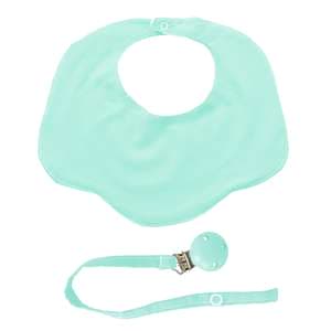 پیشبند نوزادی مدل پاستیل کد 02 به همراه بند پستانک