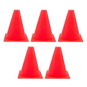 مانع تمرین فوتبال مدل مخروطی 20 ژله ای بسته 5 عددی