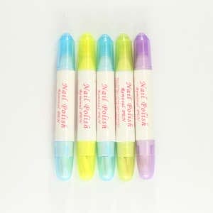 پولیش ناخن مدل مدادی مجموعه 5 عددی