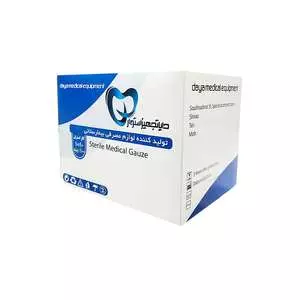 گاز استریل دایا تجهیز استوار مدل S801 مجموعه 100 عددی 