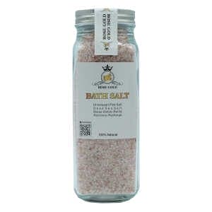 نمک حمام رز گلد مدل هیمالیا وزن 1000 گرم