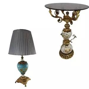 میز تلفن و آباژور کد 9040