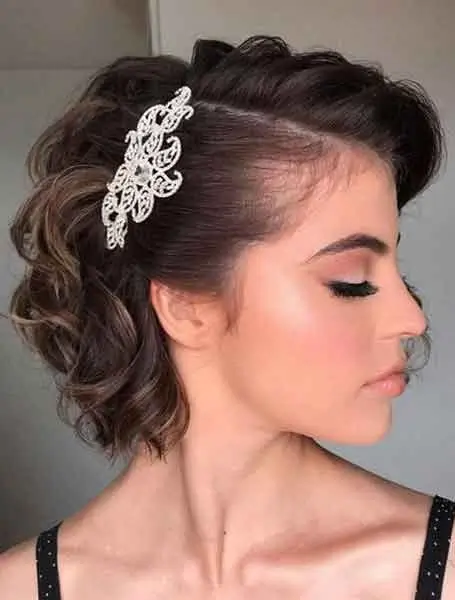 شینیون باز برای موی کوتاه شینیون باز برای موی کوتاه