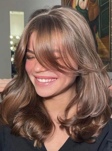 مدل موی پروانهای تا شانه مدل موی پروانهای تا شانه