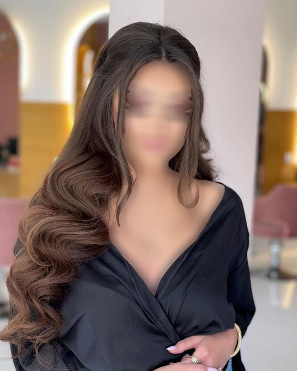 جلو موی قرق وسط برای عروسی جلو موی قرق وسط برای عروسی