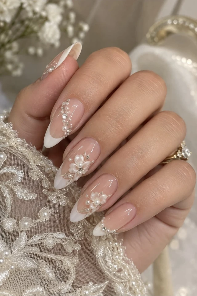 ناخن فرنچ عروس