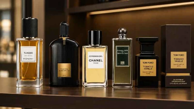 مقایسه‌ی ساده: شش عطر کنار هم