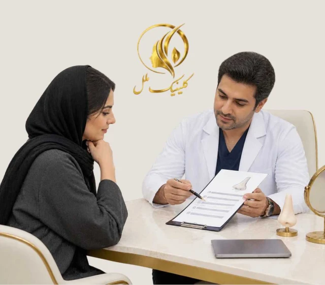 مشاورهی پیش از عمل زیبایی بینی و بررسی هزینهها با جراح مشاورهی پیش از عمل زیبایی بینی و بررسی هزینهها با جراح
